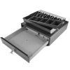  Денежный ящик Microinvest LB-330T ручной + PUSH., 335х368х80, черный, малый  фото в интернет-магазине Бизнес РОСТ  - торговое оборудование.
